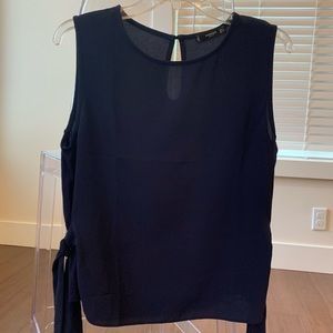 Mango Basics Sleeveless Tie Tank- like new!! 🌟